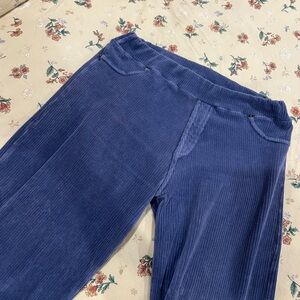 Goddess Blue Corduroy Flare Pants